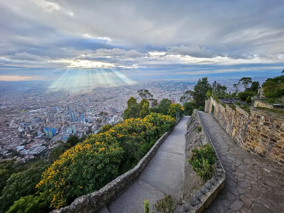 Vista de Bogotá desde los cerros orientales